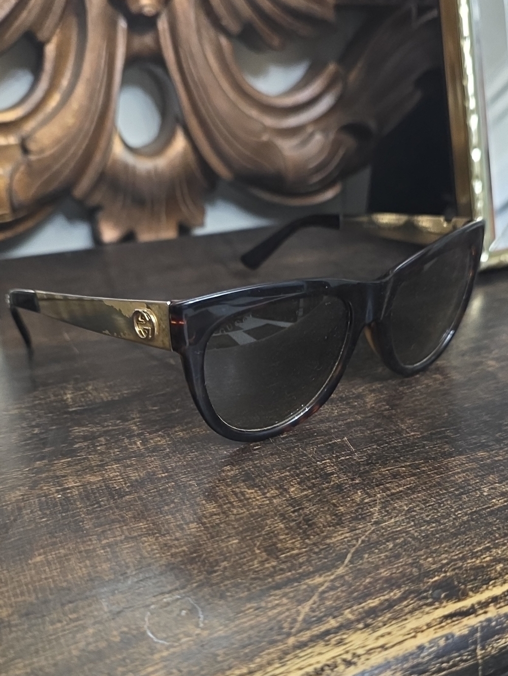Tortoiseshell Cateye Sunglasses Gucci 3739/N/S